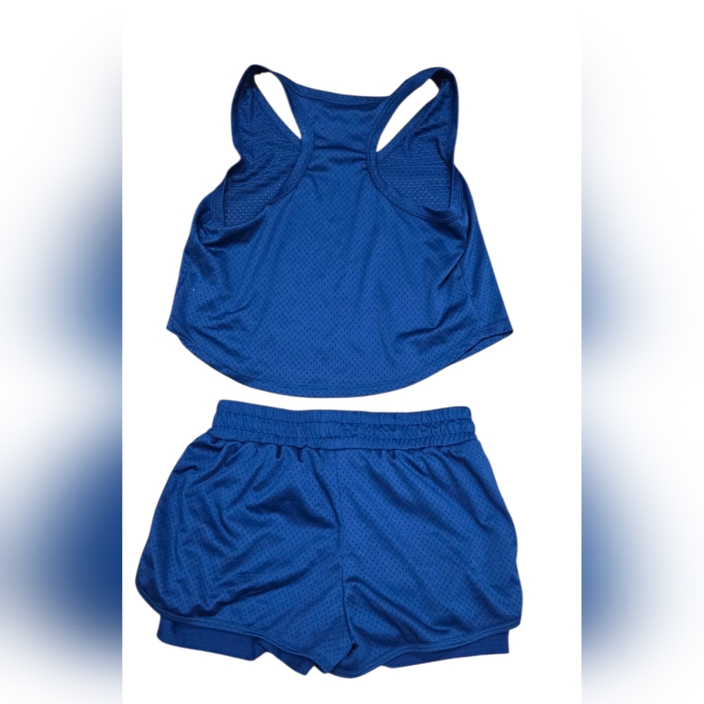 Hippie Rose Blue Mesh Top